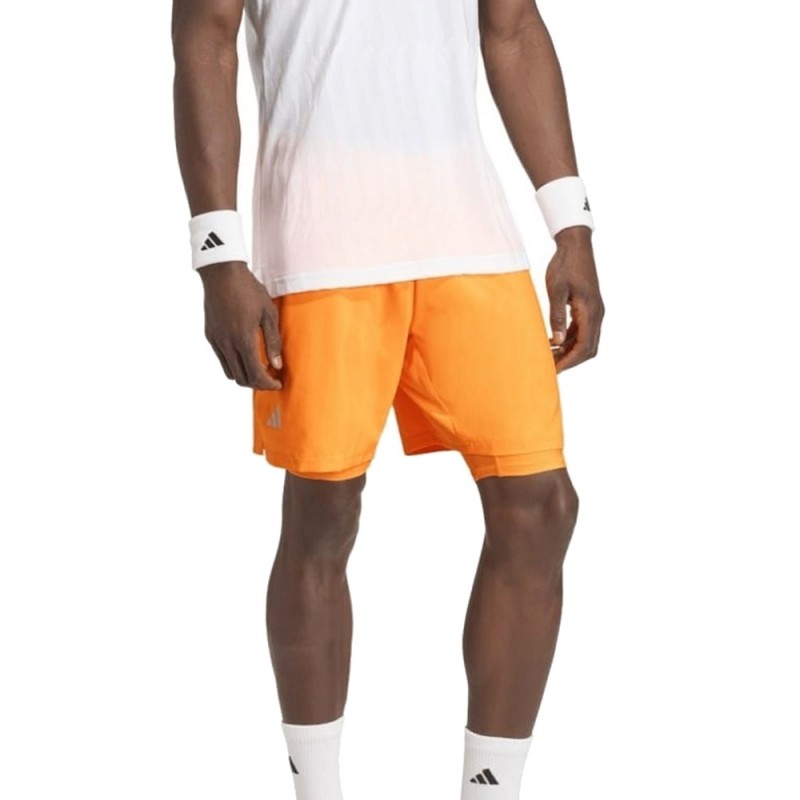 Short Adidas Club 2IN1 naranja
