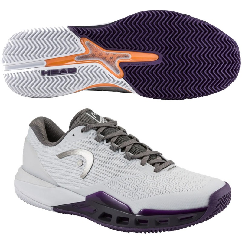 Zapatillas Head Revolt Pro 5.0 Clay Men light grey purple night 2026