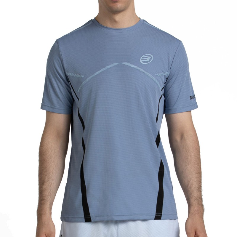 Camiseta Bullpadel Cabore azul sombra