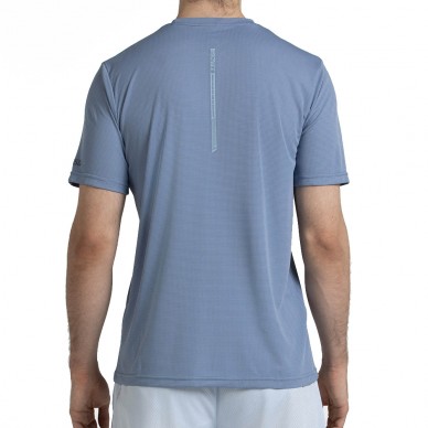Camiseta Bullpadel Cabore azul sombra