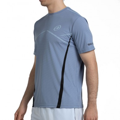 Camiseta Bullpadel Cabore azul sombra