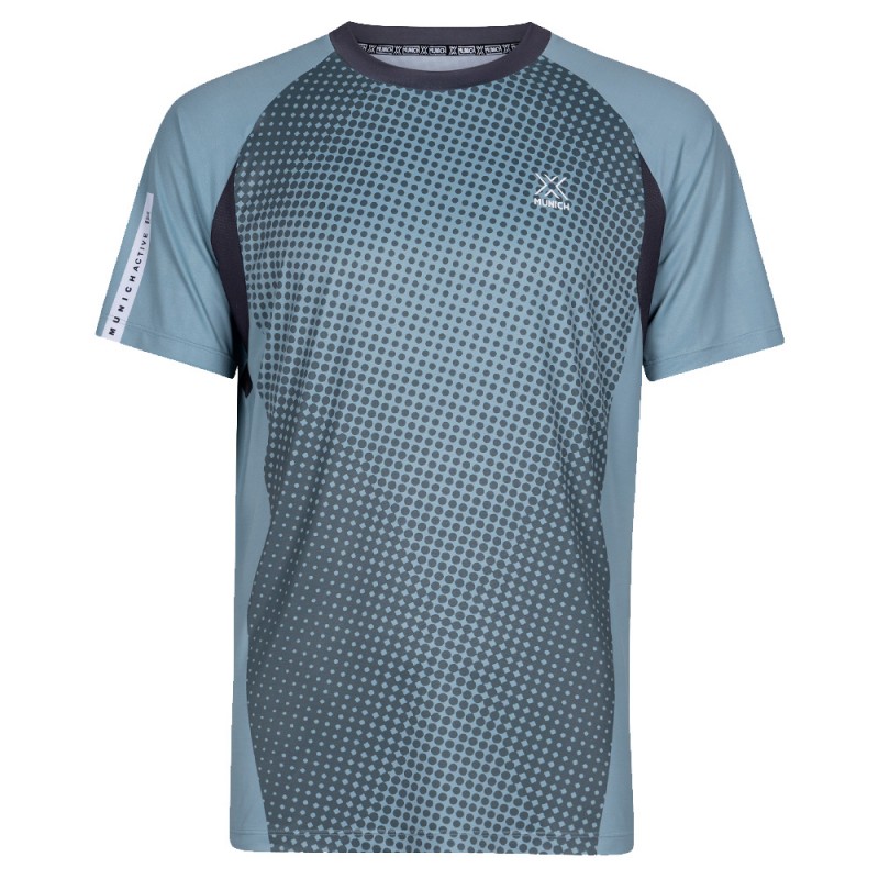 Camiseta Munich Serve gris azulado