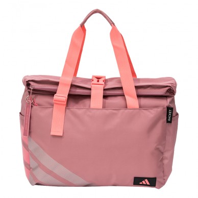 Bolsa Adidas Weekend rosa negra 2026