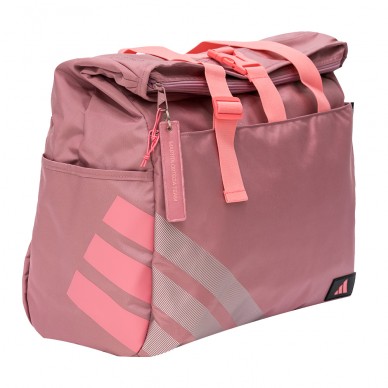 Bolsa Adidas Weekend rosa negra 2026