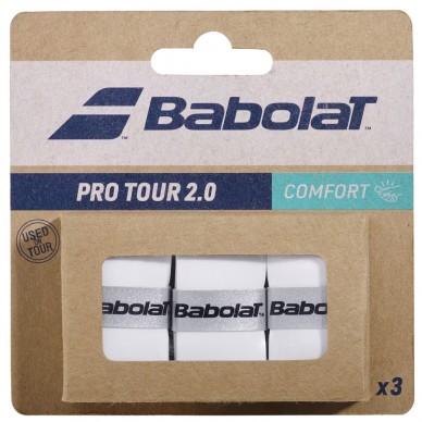 overgrips Babolat Pro Tour 2.0 X3 blancos