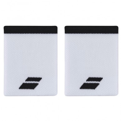 Muñequeras Babolat Logo Jumbo blancas