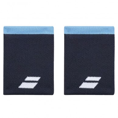 Muñequeras Babolat Logo Jumbo azules