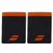 Muñequeras Babolat Logo Jumbo negras rojas