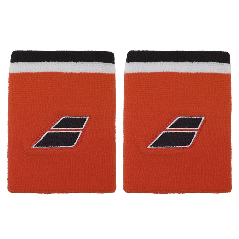 Muñequeras Babolat Terry Jumbo rojo tomate