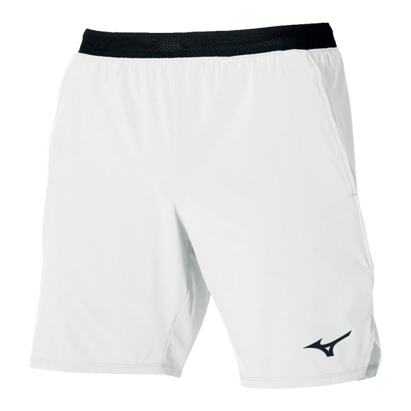 Short Mizuno Tennis 9 Inches Laser blanco
