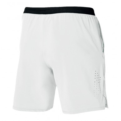 Short Mizuno Tennis 9 Inches Laser blanco