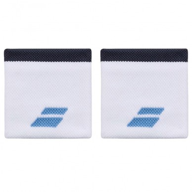Muñequeras Babolat Logo blanco azul