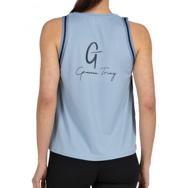 Camiseta Bullpadel Gemma 26V azul acero