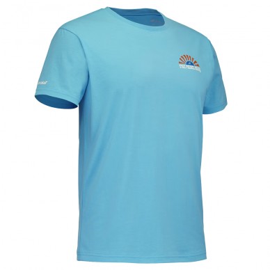 Camiseta Babolat Perf Cotton Tee azul