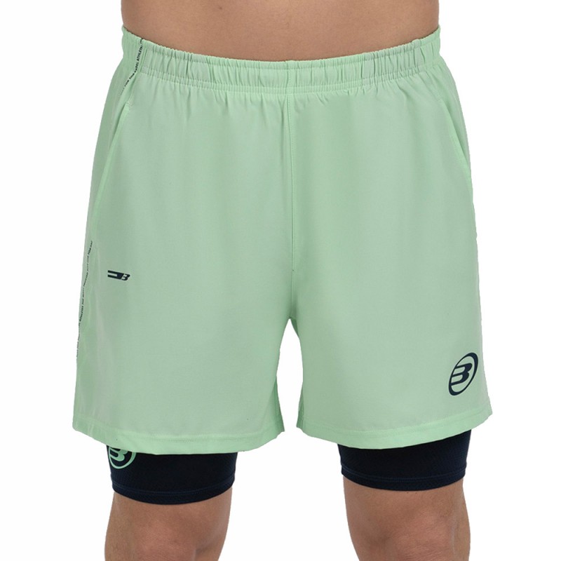 Short Bullpadel Mansil verde ácido