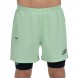 Short Bullpadel Mansil verde ácido