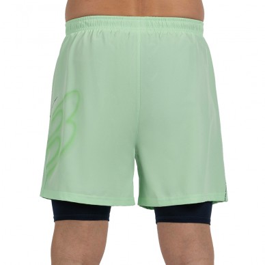 Short Bullpadel Mansil verde ácido