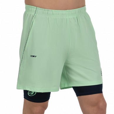Short Bullpadel Mansil verde ácido
