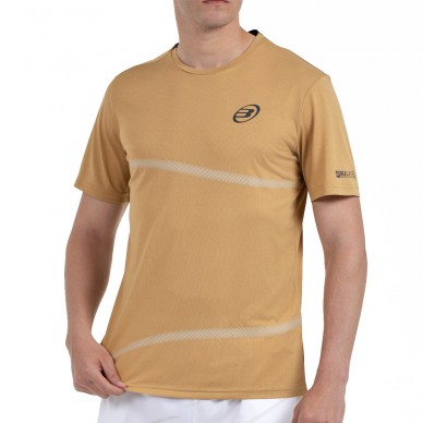 Camiseta Bullpadel Cheles ocre vigoré