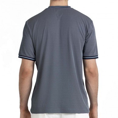Camiseta Bullpadel Torreme azul marino bicolor