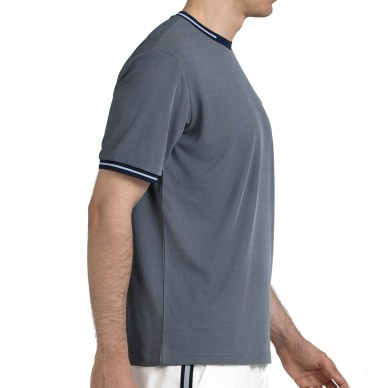 Camiseta Bullpadel Torreme azul marino bicolor