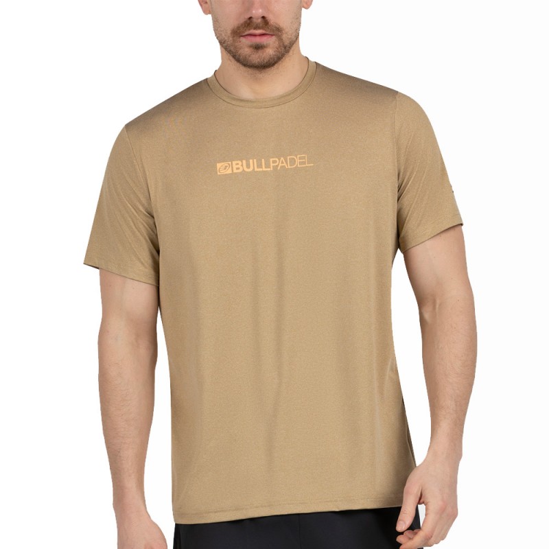 Camiseta Bullpadel Coledil ocre vigoré