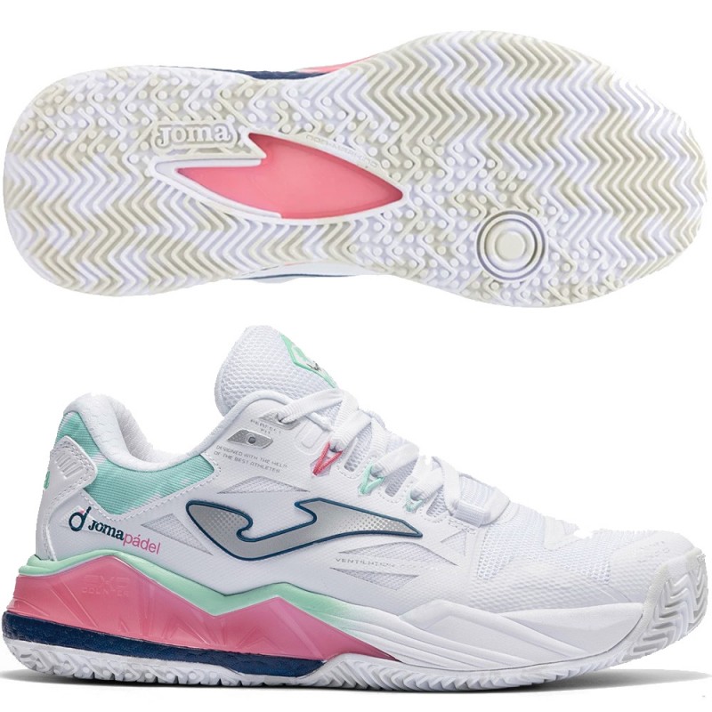 Joma Spin Lady 2602 blancas 2026 | Transpirables y estables en