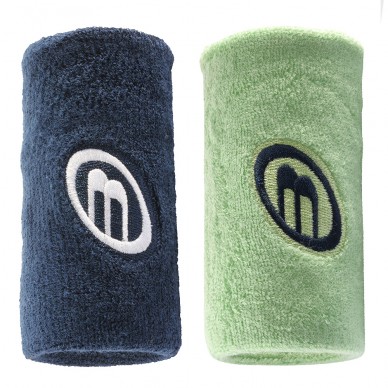 Muñequeras Bullpadel BPMU262 verde ácido azules
