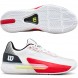 Zapatillas Wilson Rush Tour 5 Clay white black 2026