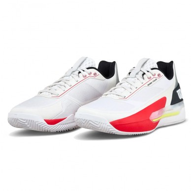 Zapatillas Wilson Rush Tour 5 Clay white black 2026