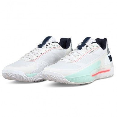 Zapatillas Wilson Rush Tour 5 Clay white bay blue 2026