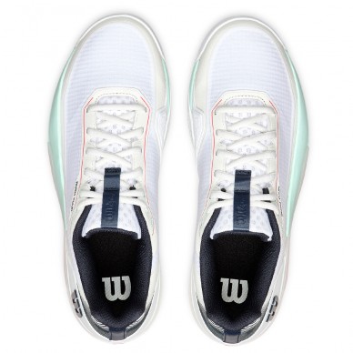 Zapatillas Wilson Rush Tour 5 Clay white bay blue 2026