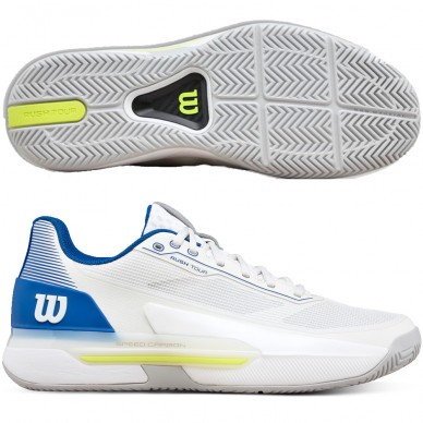 Zapatillas Wilson Rush Tour 5 white diva blue 2026
