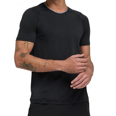Camiseta Wilson Team Seamless Crew negra