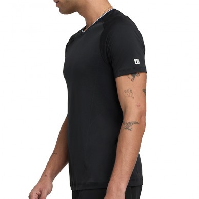 Camiseta Wilson Team Seamless Crew negra