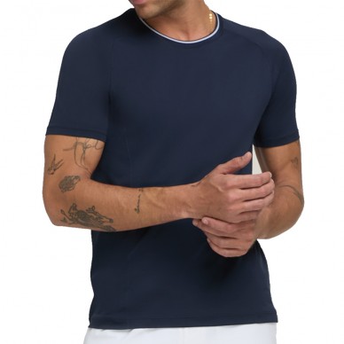 Camiseta Wilson Team Seamless Crew azul marino