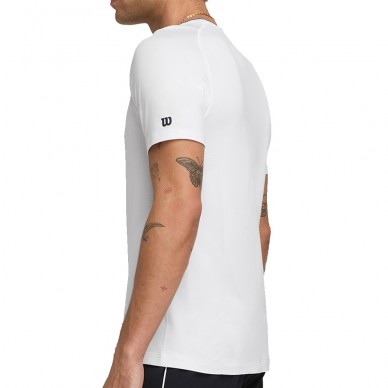 Camiseta Wilson Team Seamless Crew blanca