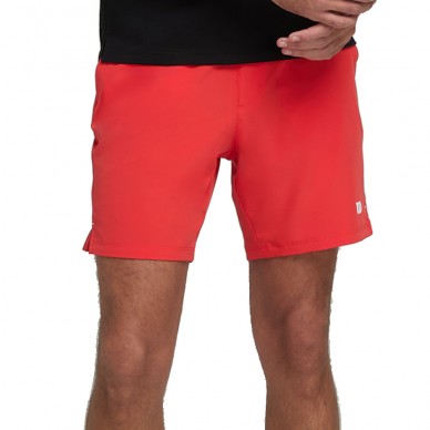 Short Wilson Team 7" rojo