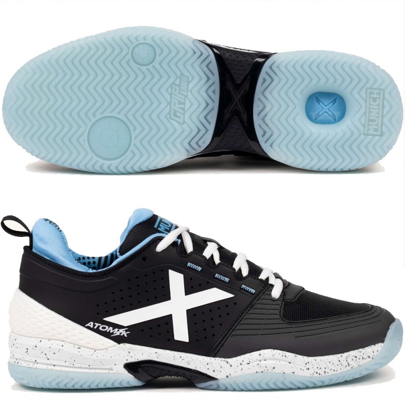 Zapatillas Munich Atomik 51 black light blue 2026