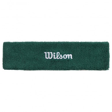 Cinta Wilson Terry verde logo blanco