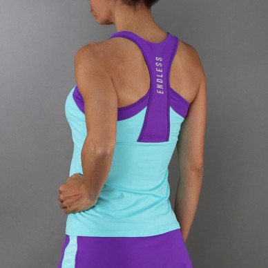 Camiseta Endless Slam aqua morada