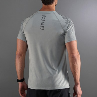 Camiseta Endless Feisty Hexagon verde claro