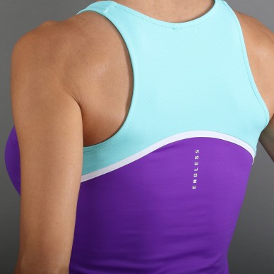 Camiseta Endless Bloom morada