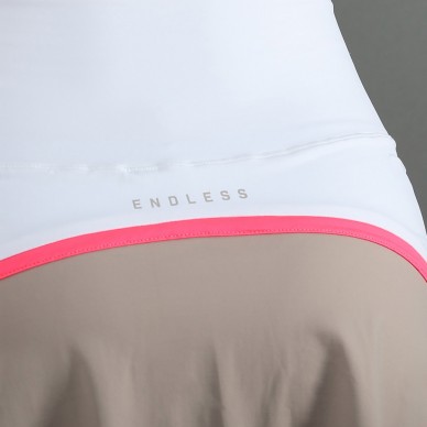 Falda Endless Bloom blanca
