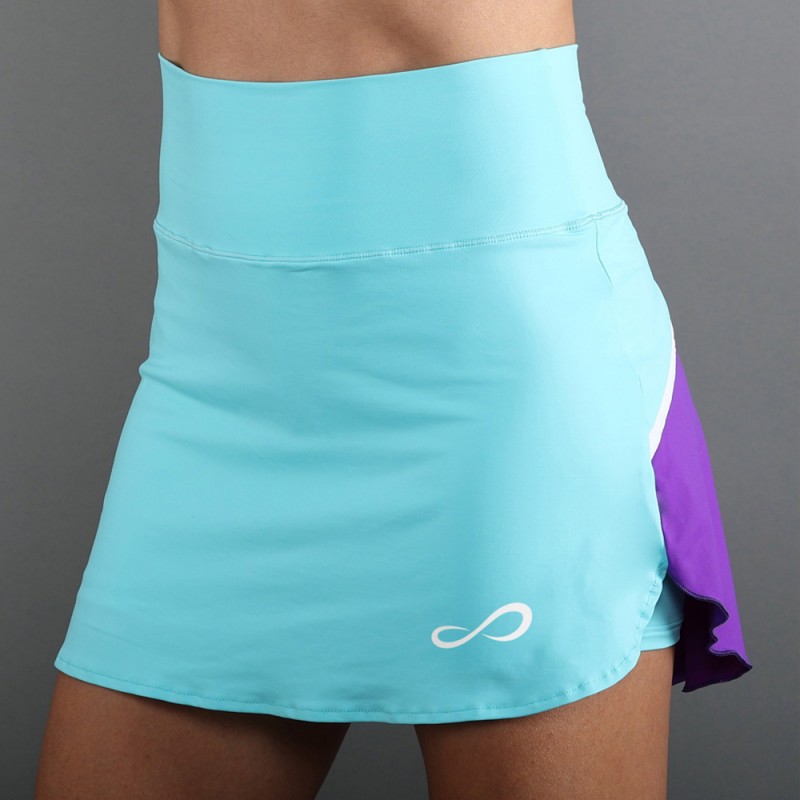 Falda Endless Bloom azul aqua
