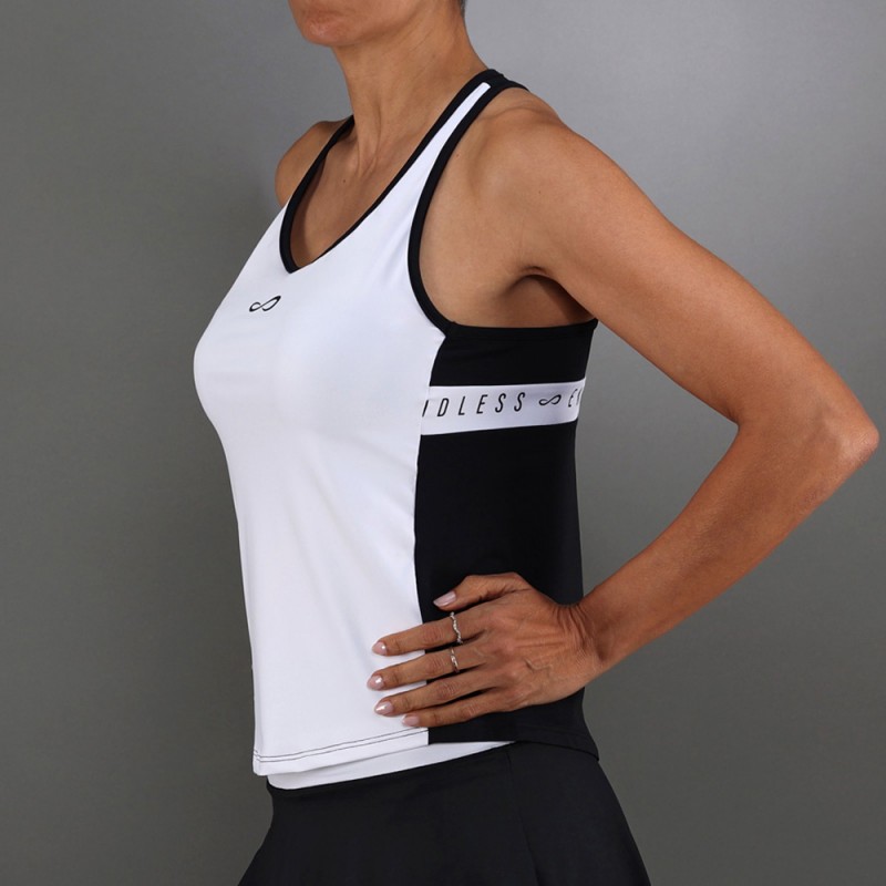 Camiseta Endless Allure blanca negra