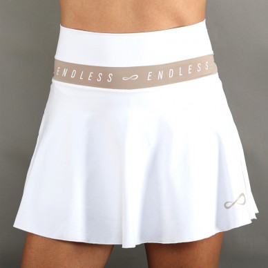 Falda Endless Allure blanca delave