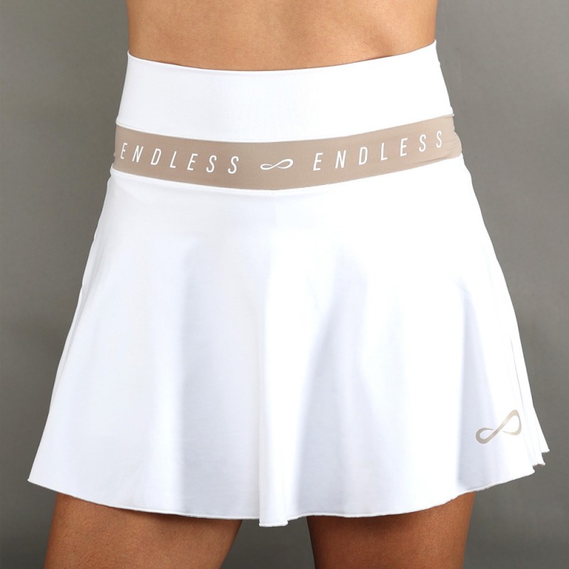 Falda Endless Allure blanca delave