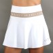 Falda Endless Allure blanca delave