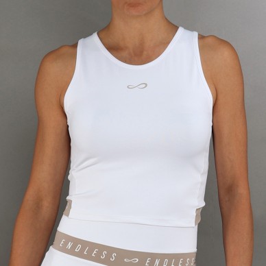 Camiseta Endless Chill II blanca delave